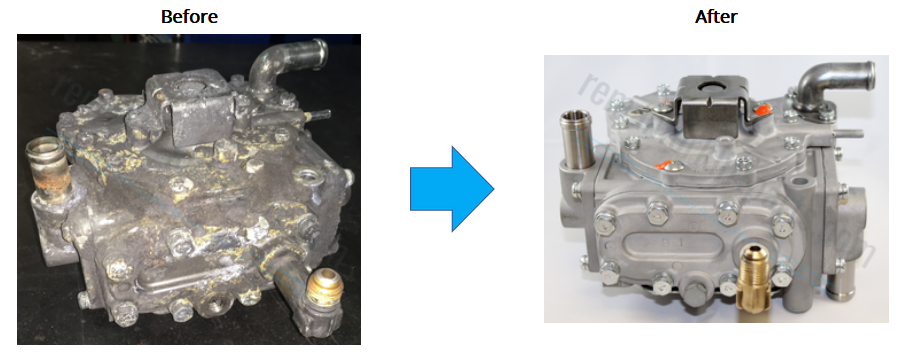 Reman Vaporizer Before and After Photos